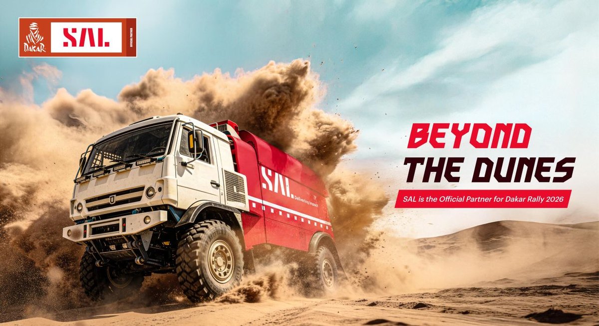 The SAL booth at the Dakar Rally in Saudi Arabia